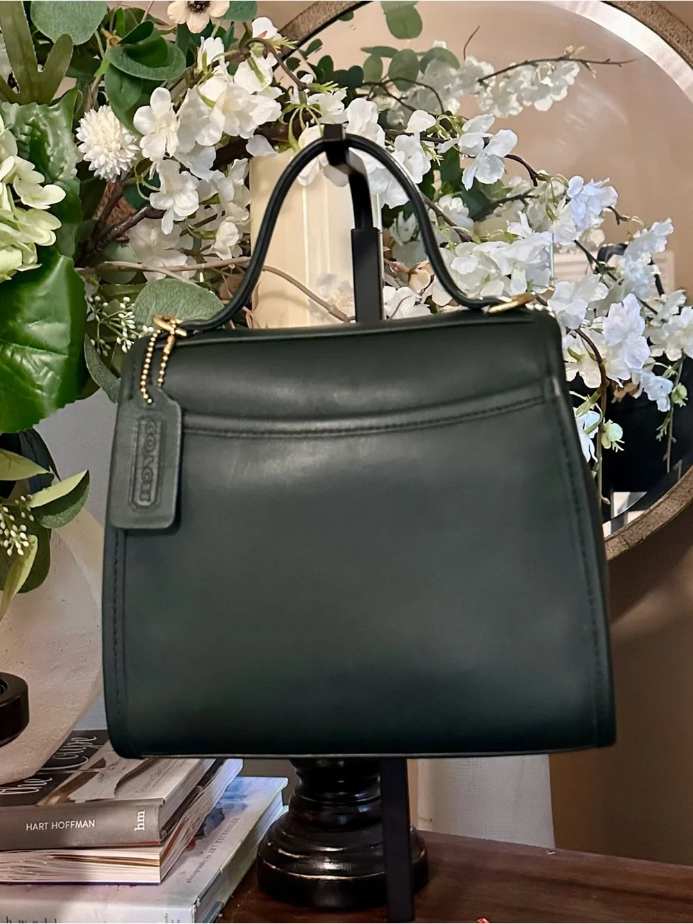 🔥 RARE COACH Bottle Green REGINA Bag | NWT - Picture 7 of 17
